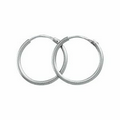 10.25 mm Ladies' Platinum Hoop Earring